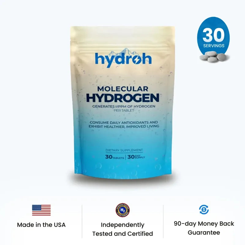 Hydroh Hydrogen Water Tablets pouch, 30 servings